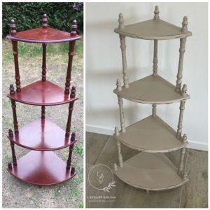 Etagère d'angle Shabby