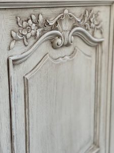 Style Shabby chic patiné lin