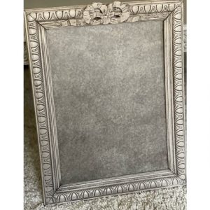 Cadre Shabby chic gris gustavien