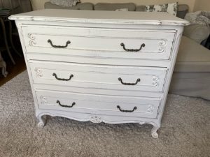 Commode blanche Shabby chic