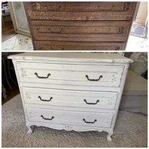 Commode Shabby blanche