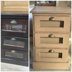 Meuble grainetier taupe