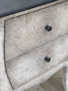 Commode arrondie 2 tiroirs