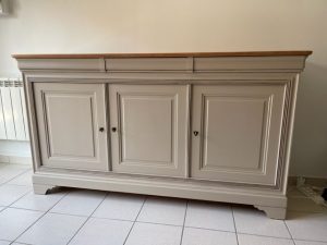 Buffet lin plateau bois