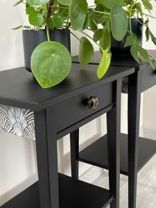 Paire de chevet noir