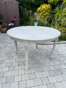 Table merisier patinée