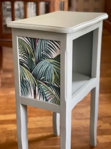 Chevet vert tilleul et feuillage