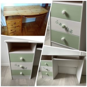 Avant Après bureau enfant